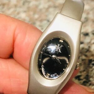 Calvin Klein Black Dial Silver Smartwatch